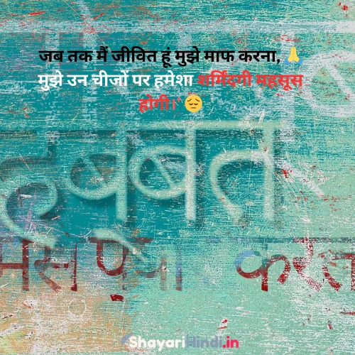 Best Sorry Shayari in Hindi