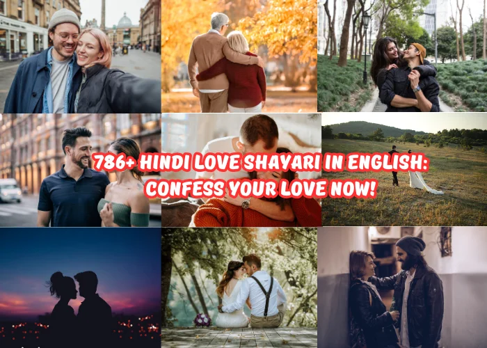 786+ Hindi Love Shayari in English: Confess Your Love Now!