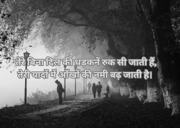 Miss you Shayari 2 line hindi​